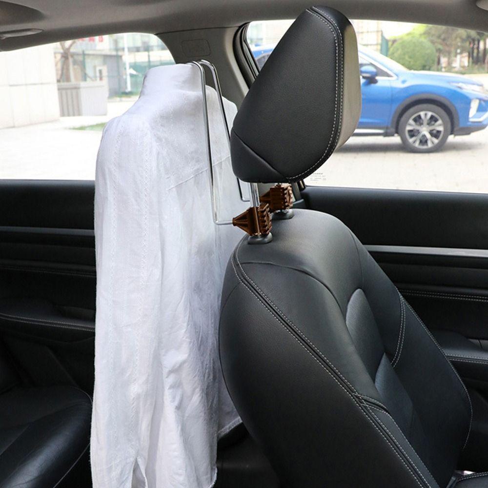 Stainless Steel Clothes Drying Rod Car Seat Back Storage Bracket High Quality Clothes Rack