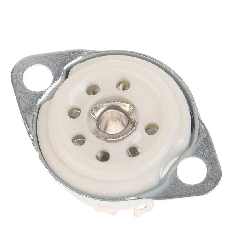 1Pcs 6Aq5 Eaa91 6J1 6J2 6X4 6Z4 Tube Socket Gold-Plated Socket For 7Pin B7G Vaccum Tube Amplifier Audio Diy