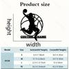 Custom Name Metal Basketball Wall Art Home Office Decor