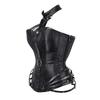 Gothic Halter Neck Steel Bone Side Zipper Corset Slimming Body Shaper Top