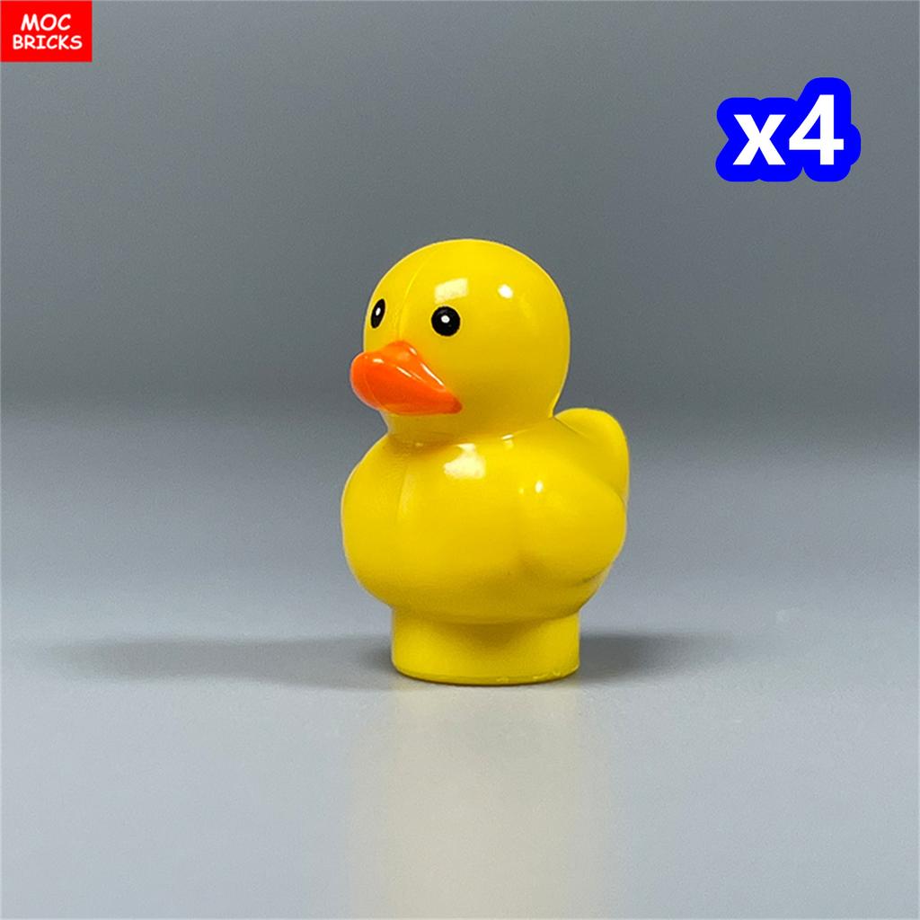 MOC Blocks Animal Duck Swan River Lake Farm Scene View Accessories DO IT YOURSELF Construction Bricks Playthings ideal for Kids Gifts
