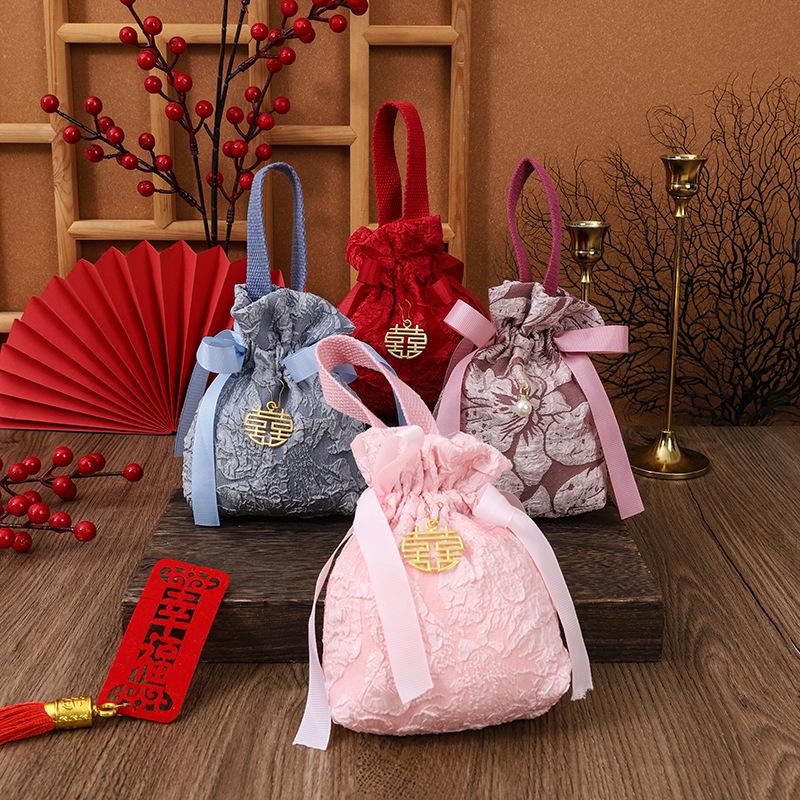 2026 Nordic Style Wedding Candy Box and Drawstring Souvenir Bag