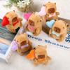 12Cm Love Balloon Capybara Plush Toy Plush Pendant Simulation Capibara Anime Fluffty Toy Stuffed Animals Soft Doll Plush Gifts