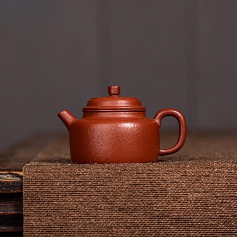 

High Quality Yixing Purple Clay Tea Pot Raw Ore Dahongpao Handmade Tea Maker Household Customized Beauty Teapot Chinese Tea Set