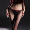 Sexy Damen Nahtlose Öl Glänzend Glänzende Strumpfhosen Dünn Niedrige Taille Dienstmädchen Formende Strumpfhosen Durchsichtig Durchsichtige Strumpfhosen Strümpfe