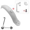 Fenders Scooter Wings Rear Mud Guard Support Protection ABS Plastic Parts Screws Rubber Stopper for Xiaomi M365 Pro Parts