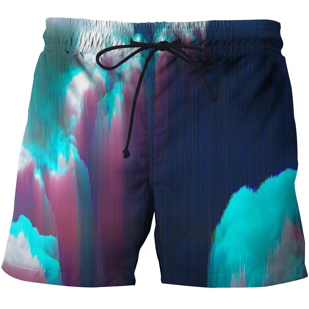 

Искусство Рисование 3D Цифровая Печать Лето Новые Мужские Пляжные Штаны Свободные Шорты 6XL