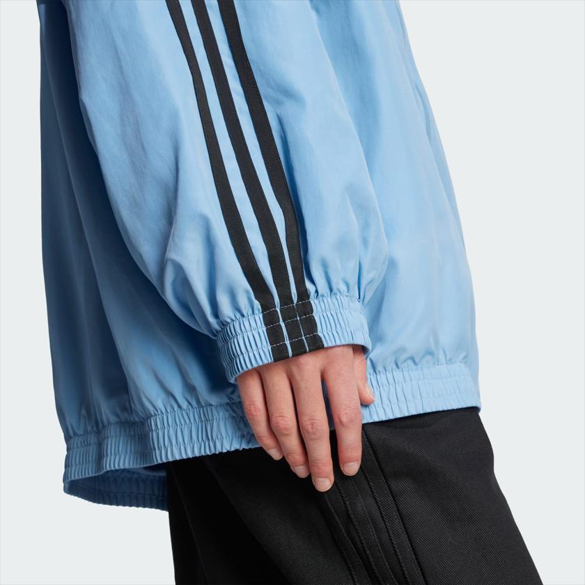 Adidas Originals Loose Fit Stand Collar Zip Long Sleeve Jacket Women jackets JY2638