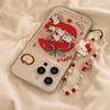 Cartoon Apple Kitty Is Suitable for Apple 16 Phone Cases, Japanese and South Korean IPhone15promax, and Is Shock-resistant for Women