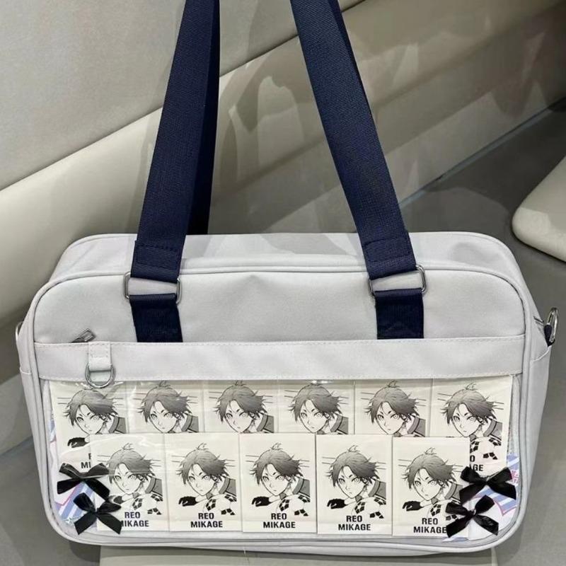 

New pain bag jk Japanese uniform bag single shoulder oblique span commuting sports versatile daily school supply feeling [uniform pain]