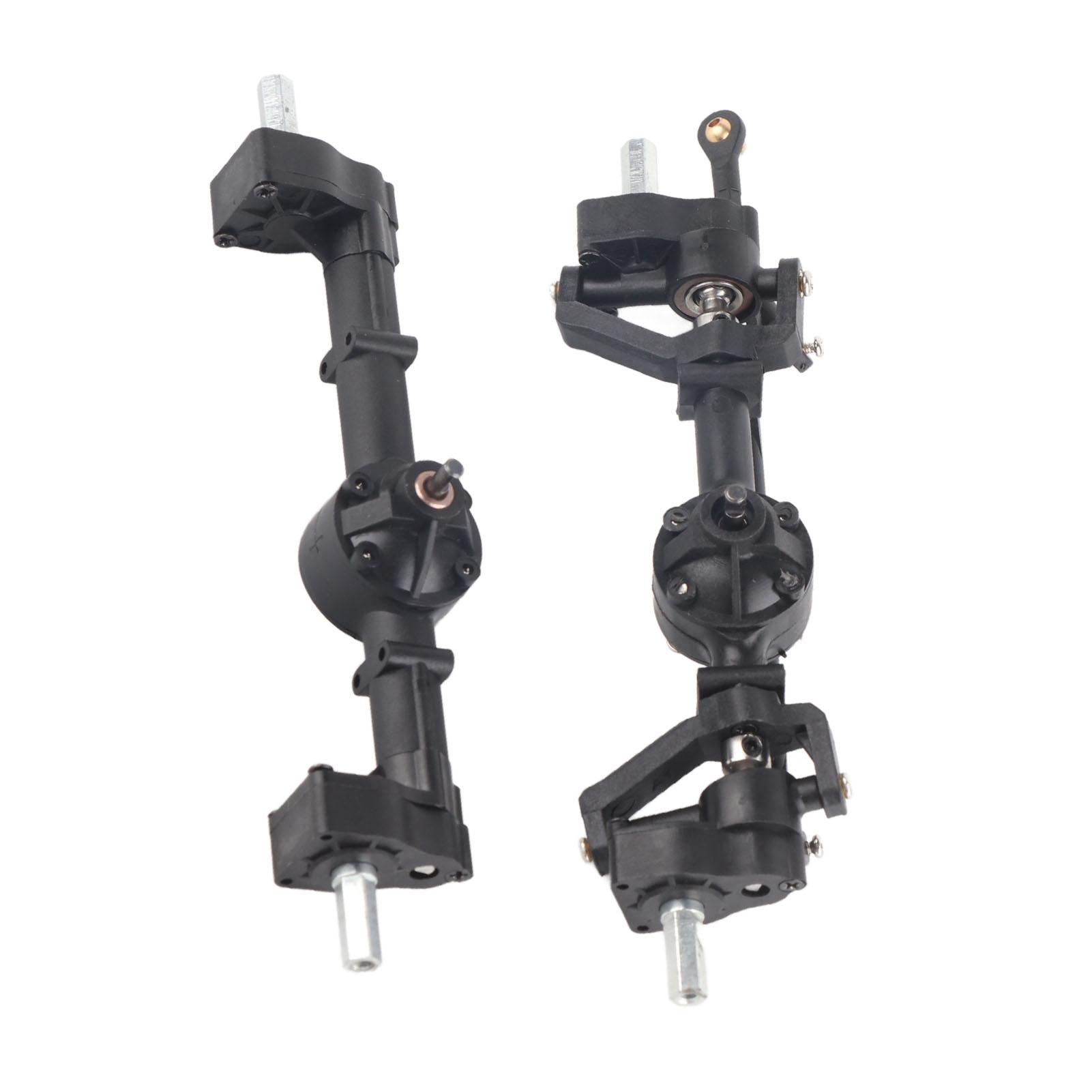 

Front Rear Bridge Axle Gear Box Metal Front Rear Axle Gear Box for WPL C14 C24 C34 C44 B14 B24 1/16 RC Car Upgrade Parts чорний