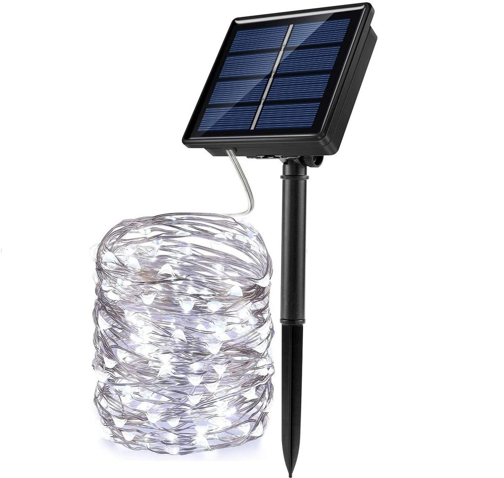 Solar Powered Outdoor String Lights 50/100/200/300 LED for Holiday Christmas Parties Waterproof Fairy Garden Flower Garlands