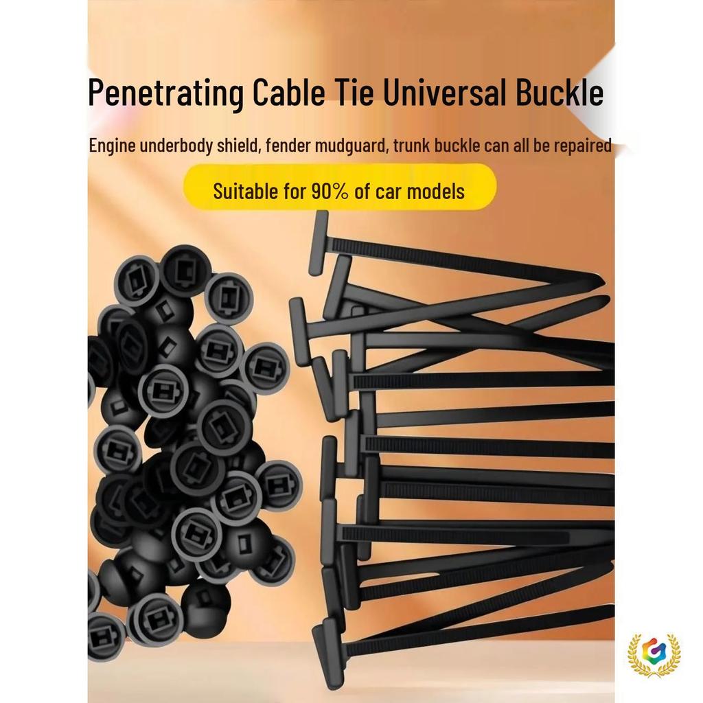 Multi-Function Car Cable Tie and Push Pin Fasteners