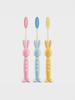 Rabbit Shaped Kids Toothbrush Set (3-Pack)