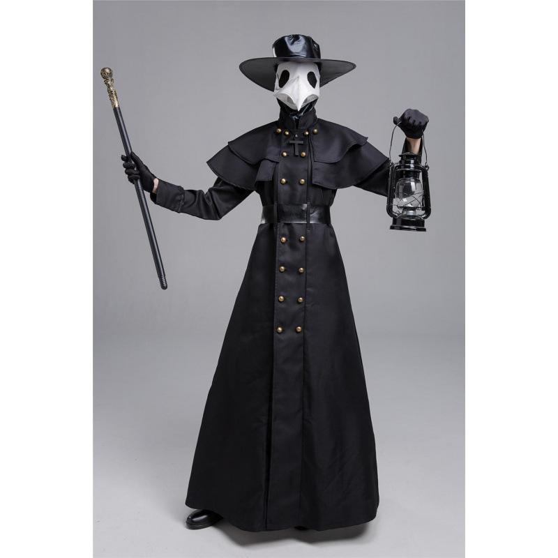 Halloween Movie Characters Raven Doctor Uniform Dark Dungeon Hero Uniform Plague Mouth Stage Show