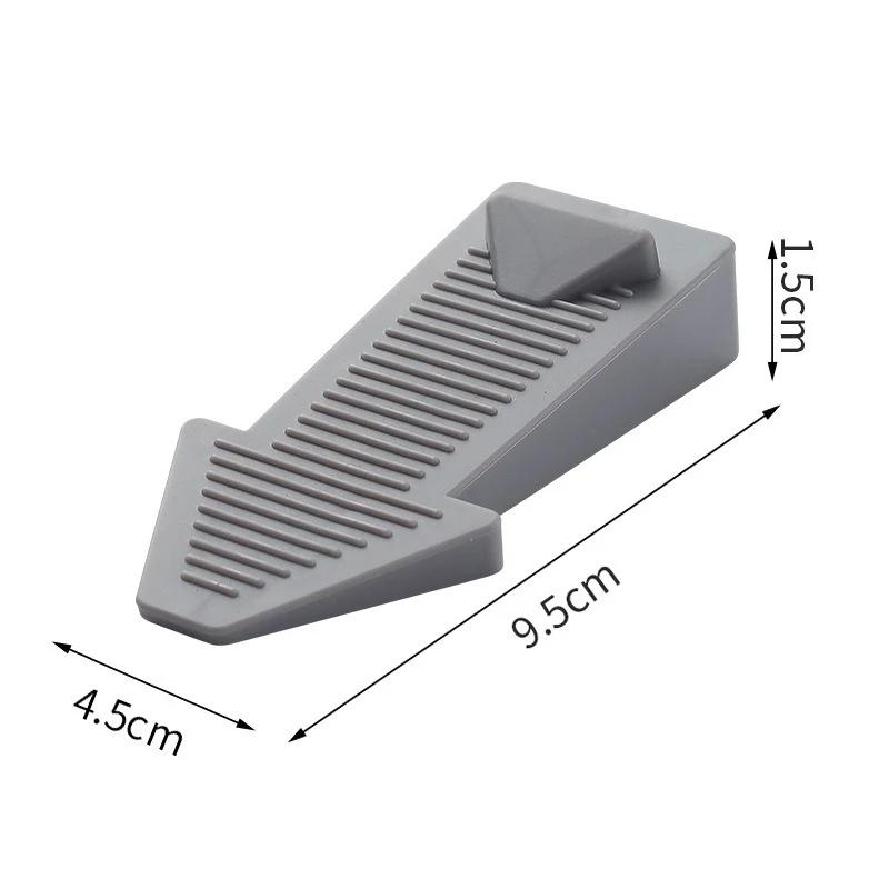 Wall Protectors Door Stopper New Silicone Anti Collision Floor Holder Hidden Non-slip Doorstop Bedroom