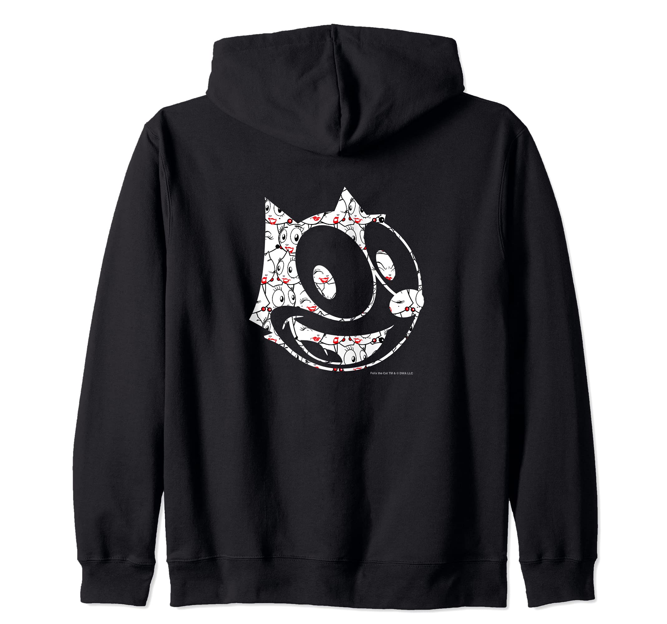 

Felix the Cat Kitty Pattern Zip Hoodie
