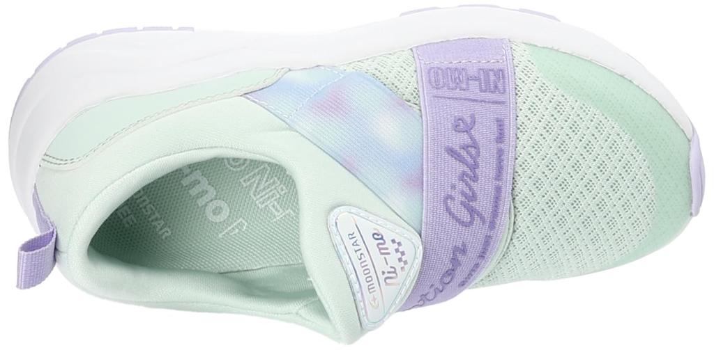 Moonstar NM J098 Sneakers for 2E Girls, Mint, 23.5 Cm,
