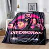 2026 New Supernatural Dean Sam Printed Blanket flannel Sofa Bed Cover for Four Seasons Comfortable Sleep Portable Warm Blanket