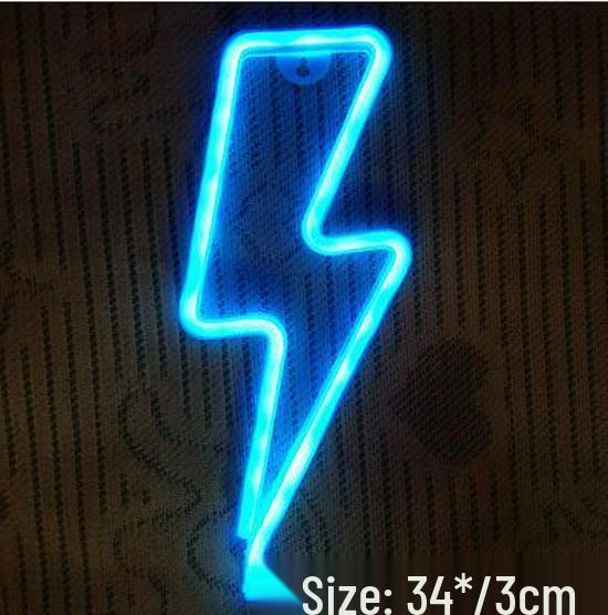 Manufacturer's New LED Neon Light: Lightning Cloud, Planet, Heart, Rainbow – Perfect for Christmas Night Décor.