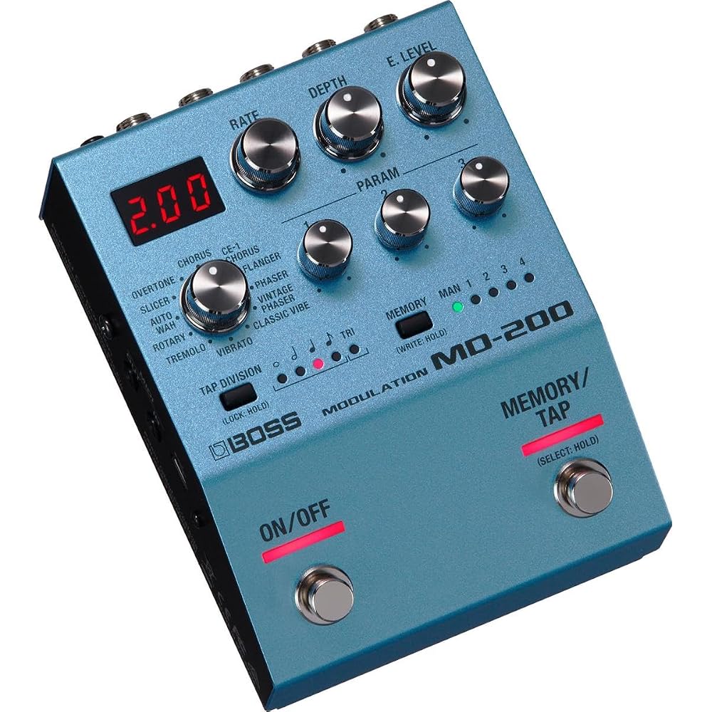 BOSS MD-200 Modulation Effects Pedal 12 Effects Compact Design for Guitar