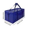 Large Capacity Moving and Storage Bag Dust and Moisture Proof Durable Plastic with Shoulder Strap Portable Travel Luggage Bag