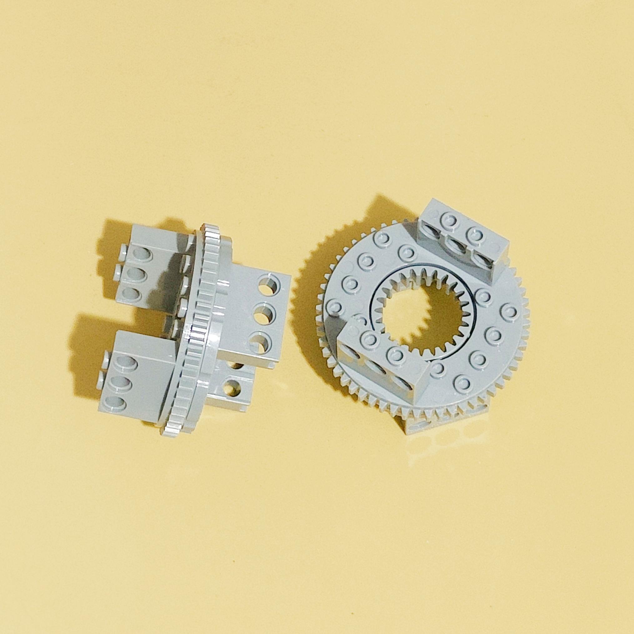 

Tiny Construction Brick 1PCS High-techBig Wheel Rotating Platform MOC Component Works With featuring Lego Brick Accessorie 2855+2856