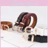 Stylish Minimalist Style Pu Belt With Alloy Pin Buckle For Daily Use Suitable