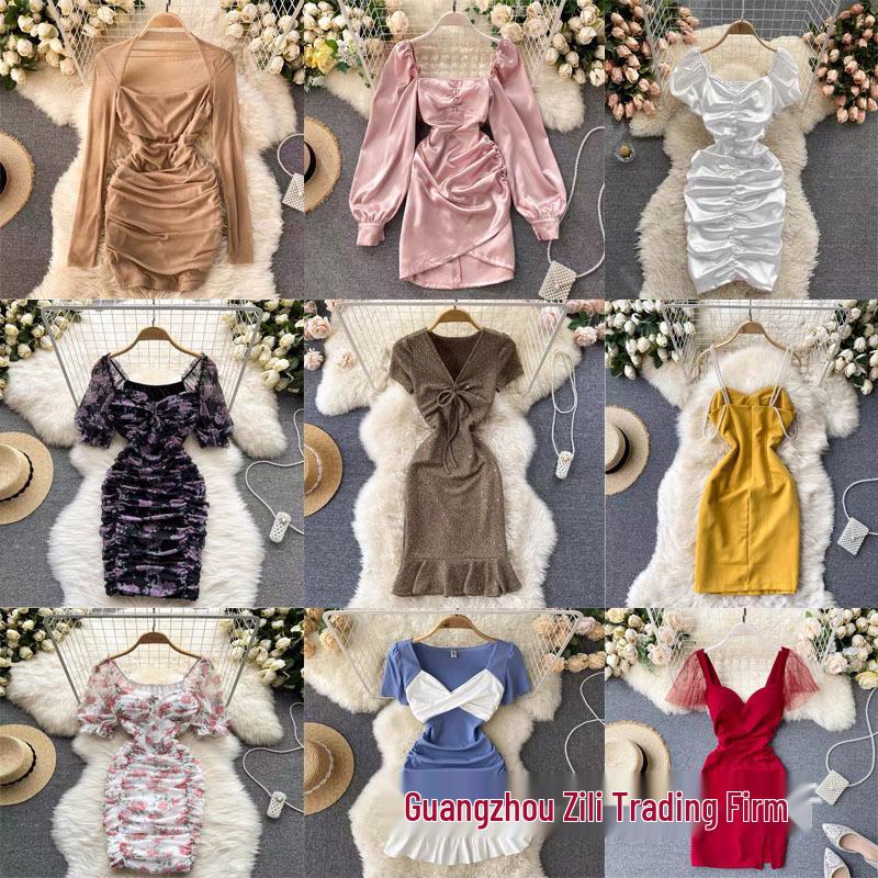 2025 New Tie-Dye Irregular Sexy Suspender Dress for Women