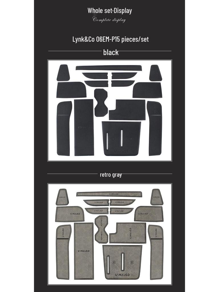 Lynk & Co 06EM-P Door Slot Pad & Interior Cup Holder Accessory