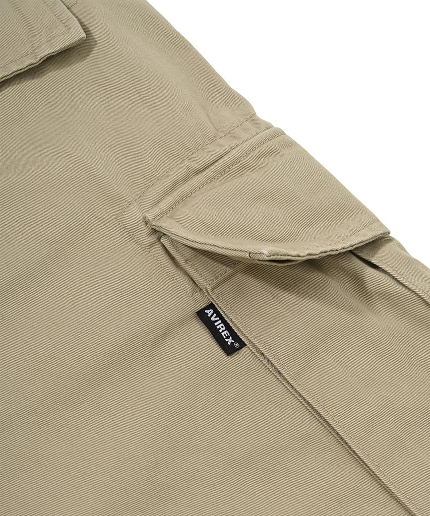 Abilegseu Basic Washed Chino Cargo Pants / 7832910002 Sand