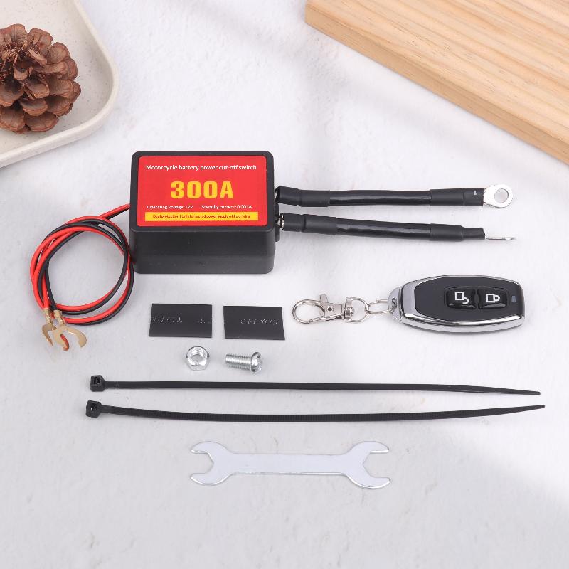 12V 300A Auto Intelligenter Fern-Batterietrennschalter Reines Kupferrelais Trennschalter Für Isolator Autos/SUVs Mit Kabellosem Batterieschalter