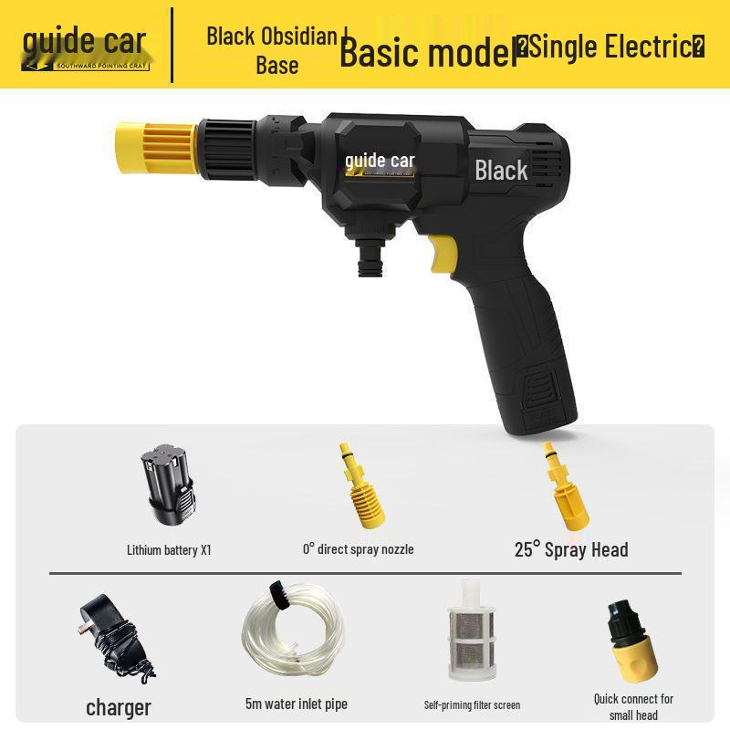 Portable High-Pressure Rechargeable Car & Home Washer with Lithium Battery
