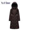 Yalu EW Women's Hooded Long Down Jacket YYXFF5096