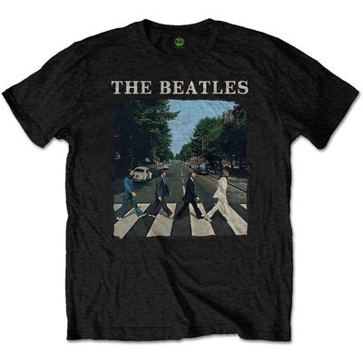The Beatles Offisiell T-skjorte Abbey Road & Logo