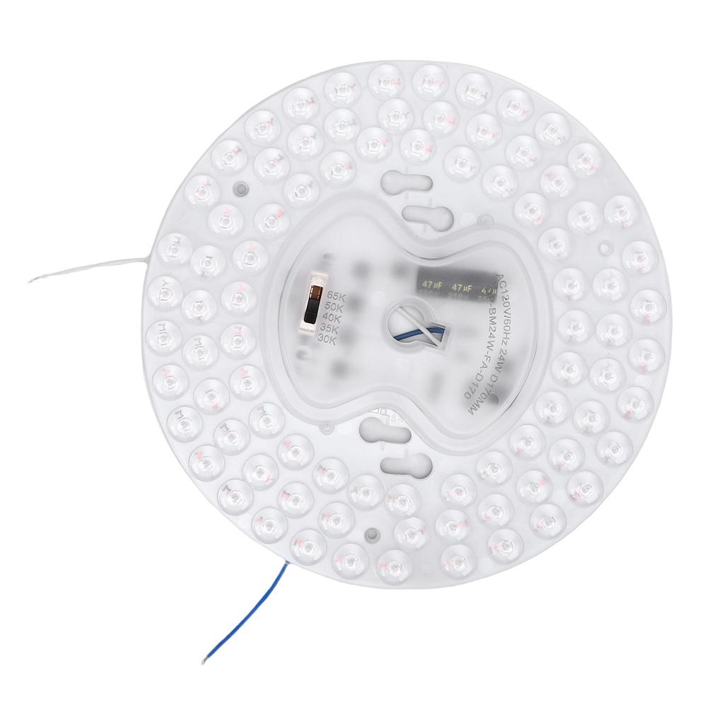 6.6in LED Ceiling Fan Light Retrofit Panel 24W Ceiling Light Replacement Board 5CCT 3000K 3500K 4000K 5000K 6500K
