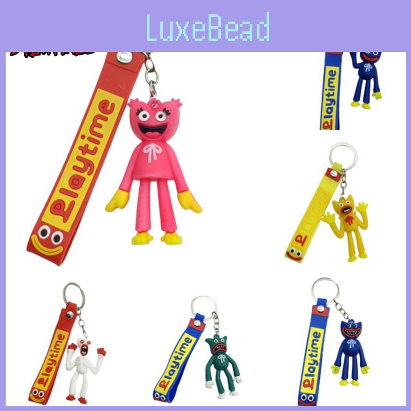 Playtime Keychain Poppy Toy Huggy Wuggy Keyring Doll Pendant Figures Kids Gift