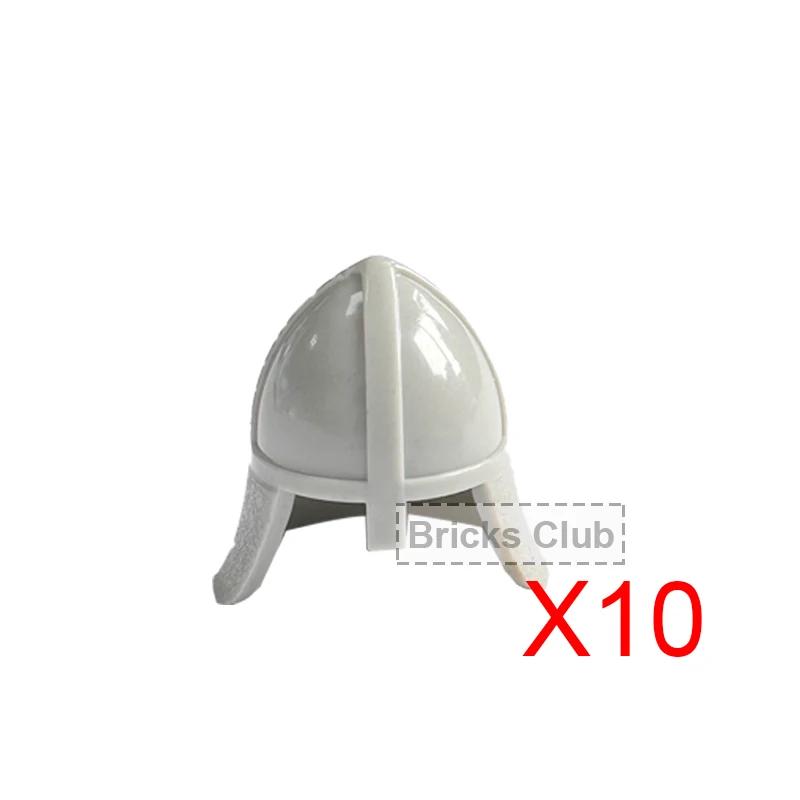 Middle Roman Knight Dwarf Helmet Feather Accessories Building Blocks Medieval Green Dragon Blue Lion Crusader Lord Shield MOC