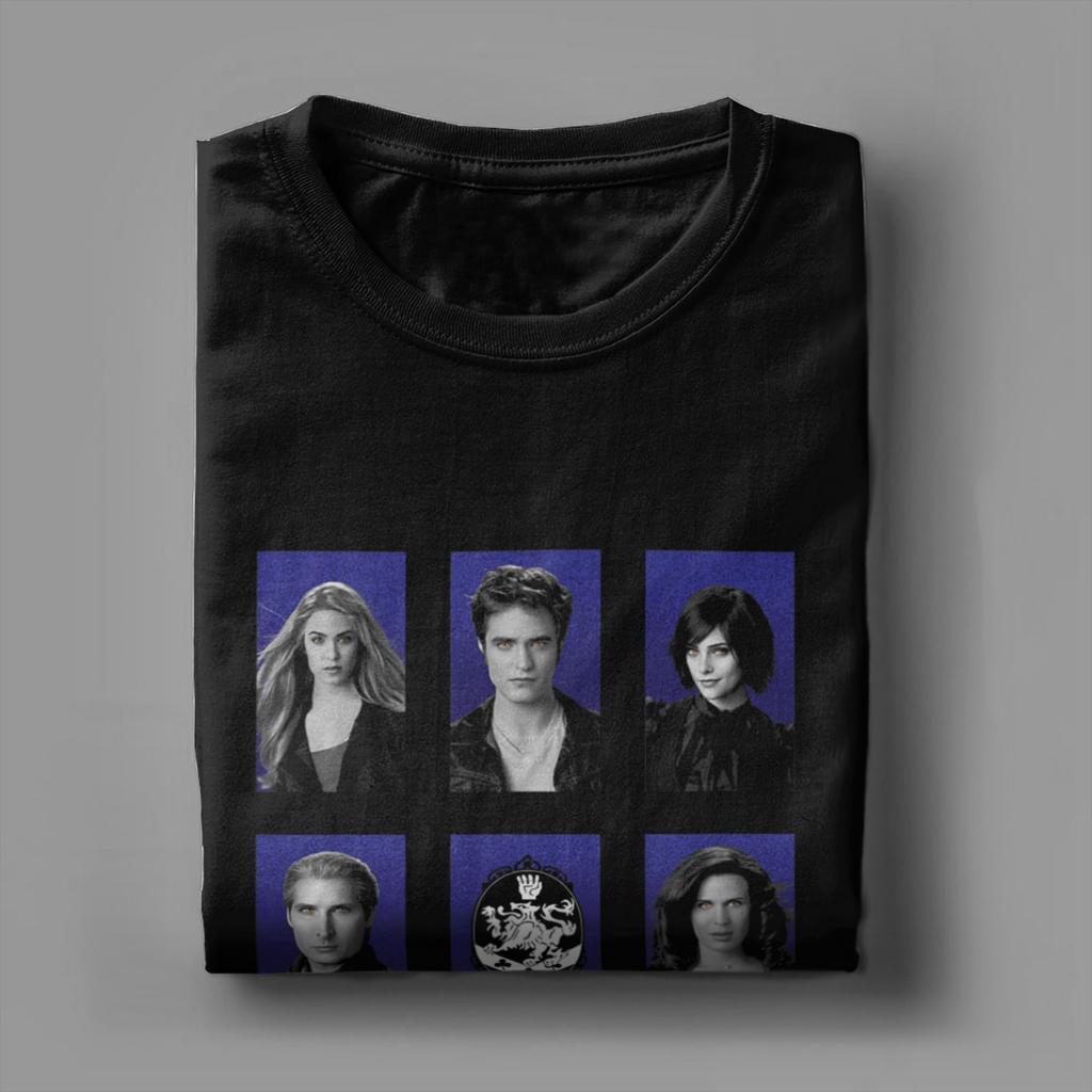 Twilight Cullen Family Portraits Movie T Shirt Leisure TShirts Short Sleeve Tshirt Summer Pure Cotton Oversized Top Tees