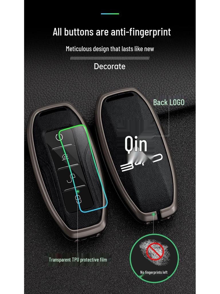 High-End Metal Shell Set for BYD Yuan, Song MAX, Qin 80, 18 Model, S7 Key Fobs