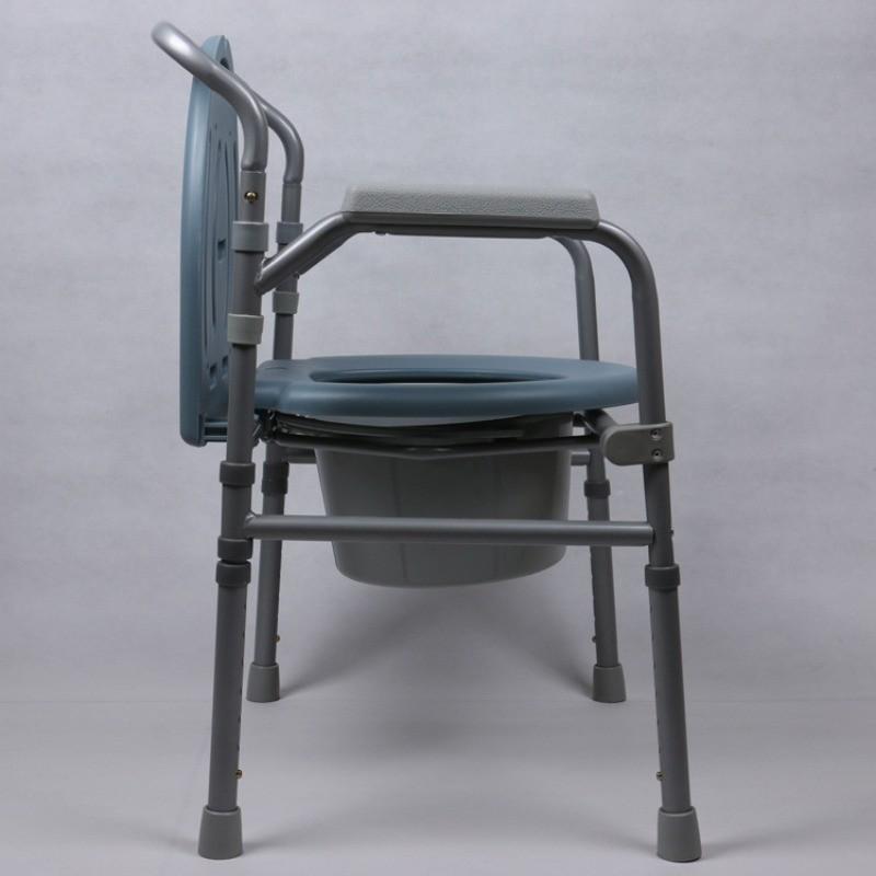 Foldable Elderly Pregnant Woman Sitting Toilet Chair Bathroom Shower Chair Portable Disabled Care Toilet Seat