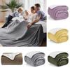 Blanket Bed Throw Sherpa Flannel Blankets Fleece Fluffy Lightweight Microfiber