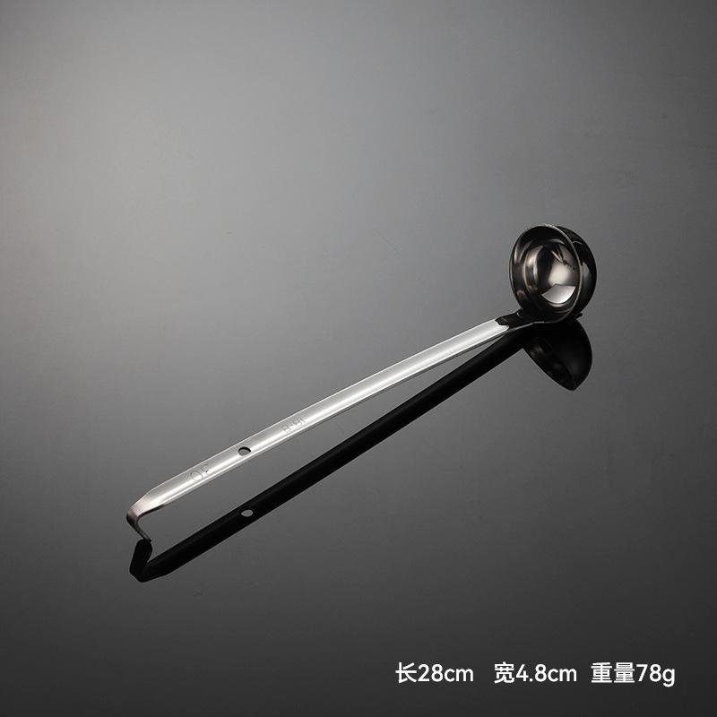 

304 stainless steel ounce spoon hotel large spoon sauce shell multi-specification 30ml measuring spoon milk tea shop kitchen 30ml(1oz)