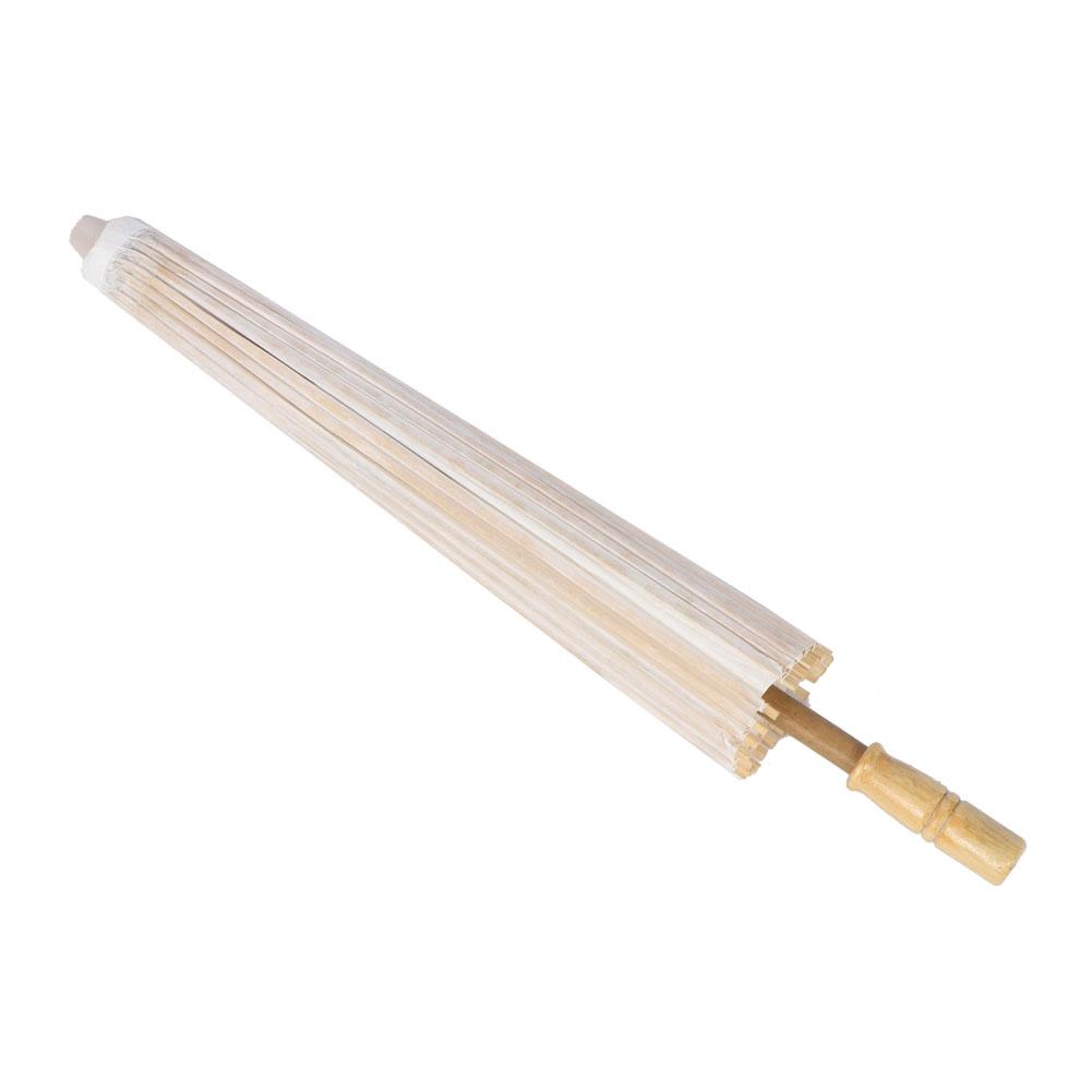   White Color   Paper Umbrella Parasol Wedding Bridal Party Decor Photo Prop (85.5cm)