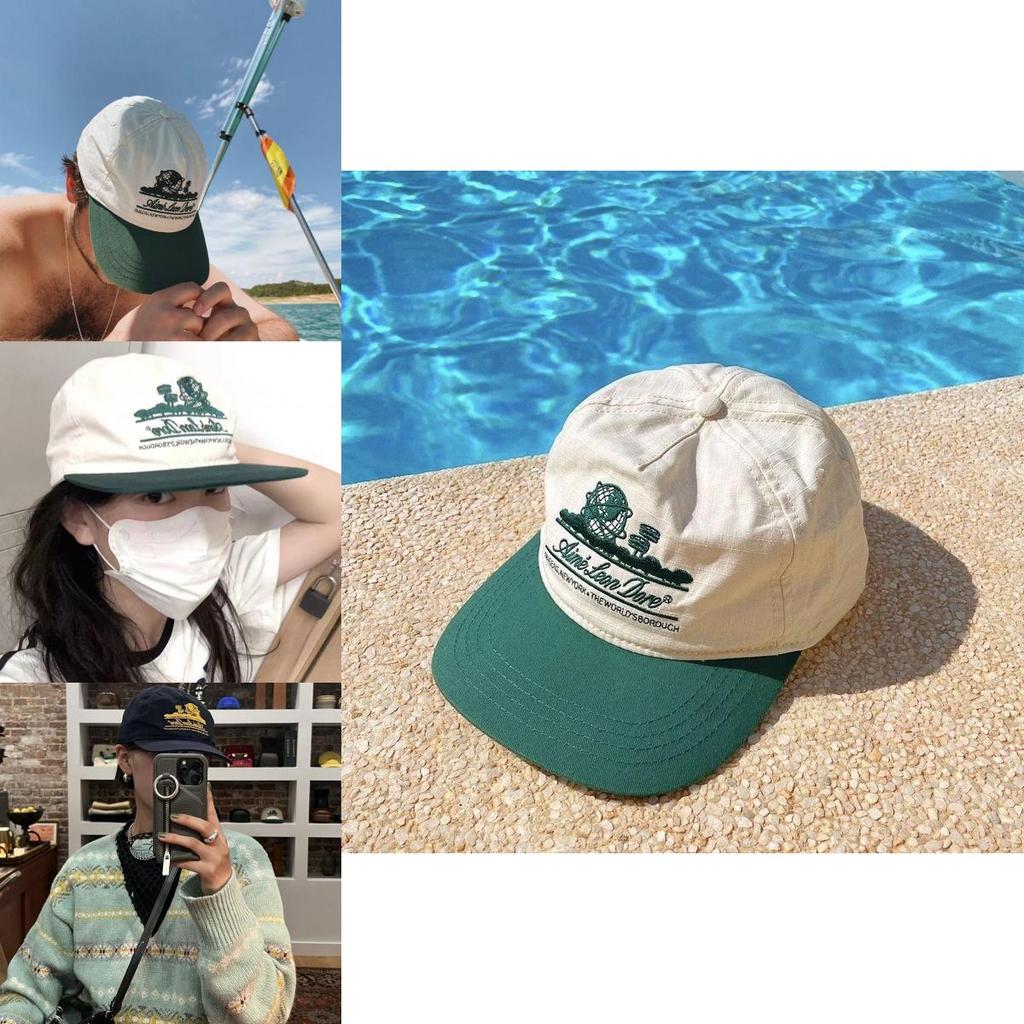 Aime Leon Dore Unisphere Hat Classic Round Crown Adjustable Baseball Cap With Wide Brim