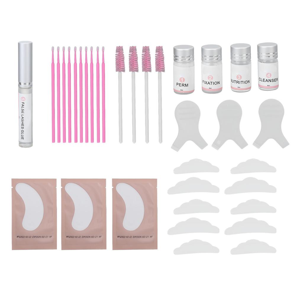 Eyebrow Lamination Kit Semipermanent Safe Moderate 6 To 8 Weeks Long Lasting Eyelash Lift Kit for Eyebrow Eyelash