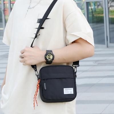 Розкішна брендова повсякденна міні-сумка через плече для телефону. Чоловіча сумка-месенджер. Чоловіча маленька сумка на плече. Легка нагрудна сумка для хлопчика.