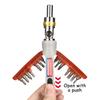 Professional 14 in 1 Ratchet Screwdriver Set, with Precise Interchangeable Bit Suitable for Household Maintenance Tasks