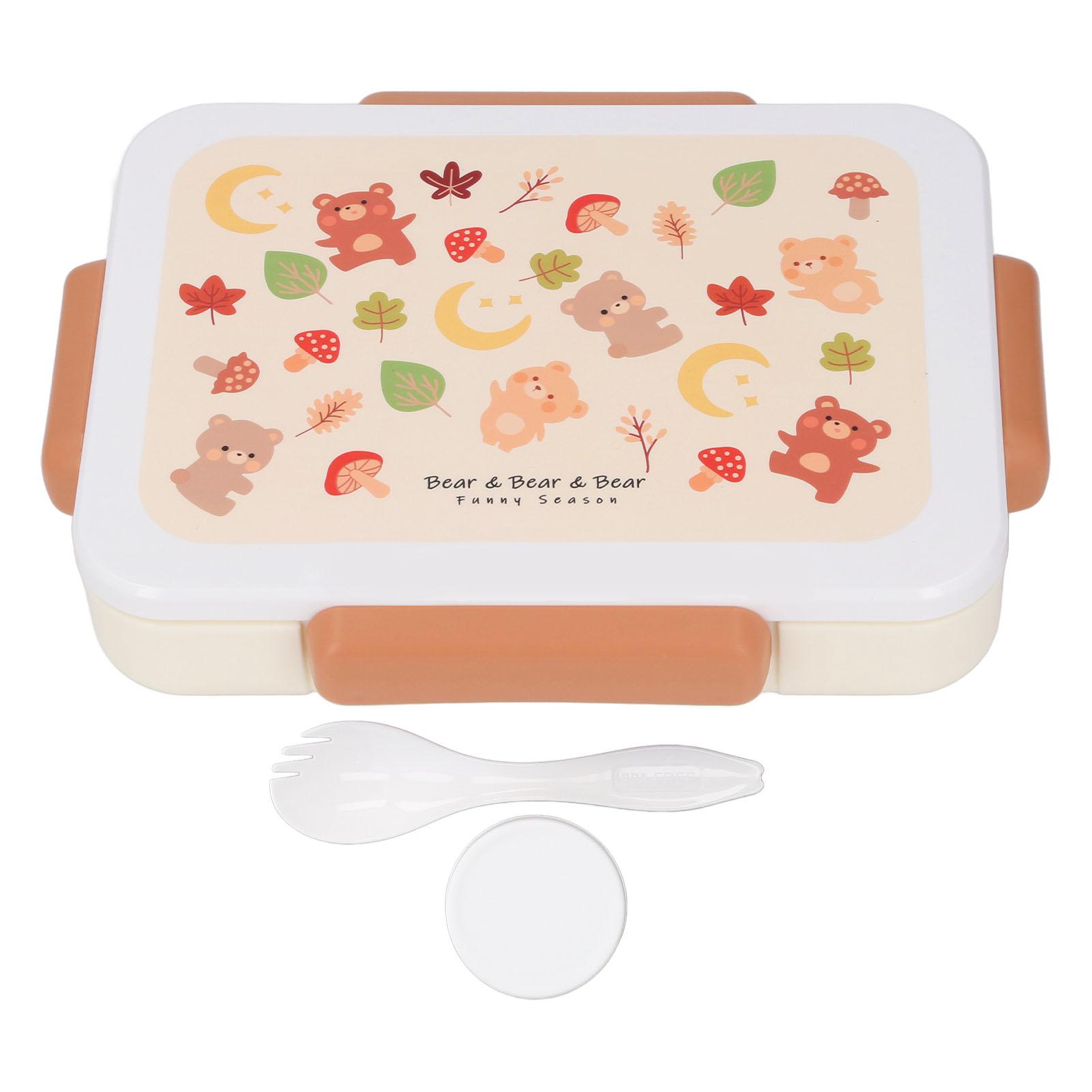 

Детский ланч-бокс Детский портативный контейнер для ланча Безопасный для микроволновой печи Кафетерий Бенто ланч-бокс с