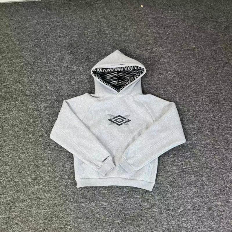 Mens Hip Hop Tracksuit Set Loose Fit Long Sleeve Hooded Top Shorts Streetwear Casual Outfit